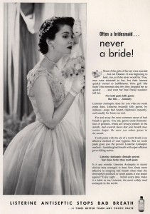 Listerine ad - bridesmaid